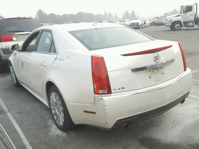 1G6DE5EG5A0149093 - 2010 CADILLAC CTS LUXURY WHITE photo 3