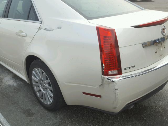 1G6DE5EG5A0149093 - 2010 CADILLAC CTS LUXURY WHITE photo 9