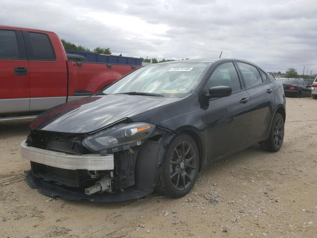 1C3CDFBB7FD299205 - 2015 DODGE DART SXT BLACK photo 2