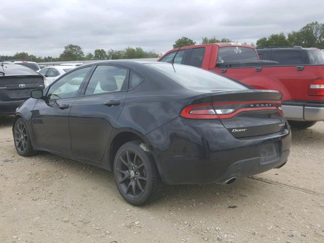 1C3CDFBB7FD299205 - 2015 DODGE DART SXT BLACK photo 3