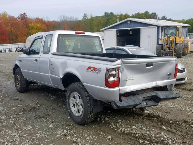 1FTYR15E94TA13028 - 2004 FORD RANGER SUP SILVER photo 3