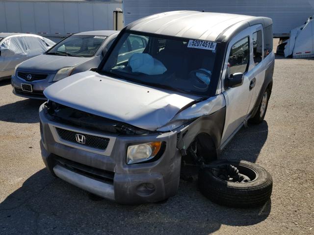 5J6YH185X3L013868 - 2003 HONDA ELEMENT EX SILVER photo 2