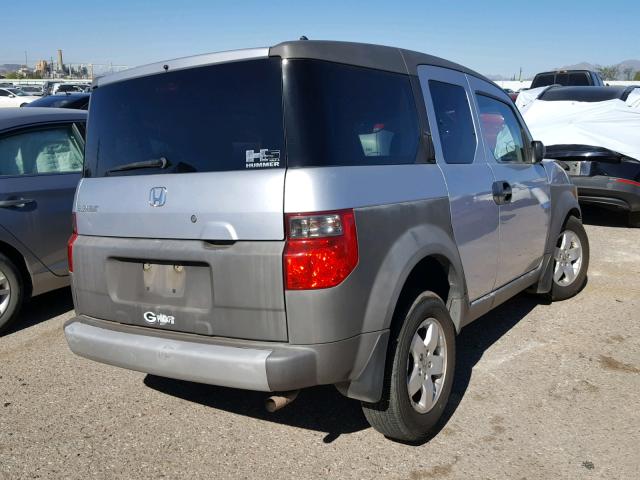 5J6YH185X3L013868 - 2003 HONDA ELEMENT EX SILVER photo 4