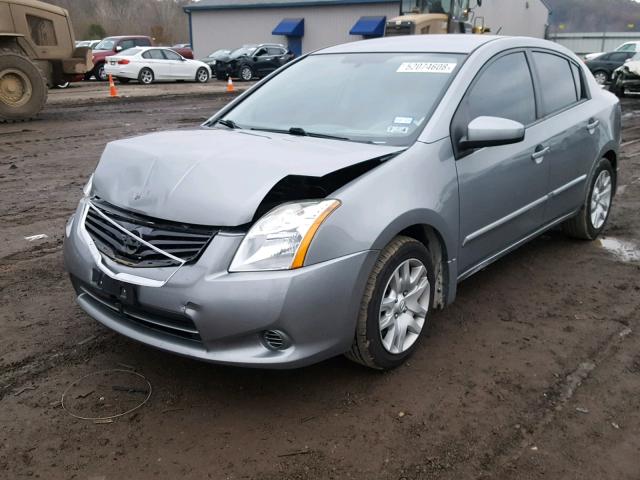 3N1AB6AP3CL747034 - 2012 NISSAN SENTRA 2.0 GRAY photo 2