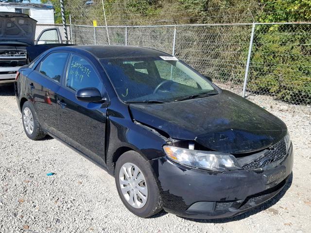 KNAFU4A2XB5458332 - 2011 KIA FORTE EX BLACK photo 1