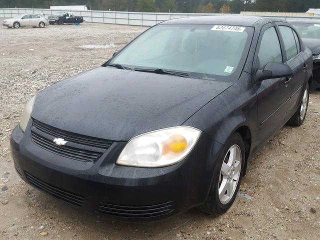 1G1AF5F55A7187336 - 2010 CHEVROLET COBALT 2LT BLACK photo 2