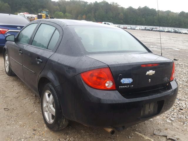 1G1AF5F55A7187336 - 2010 CHEVROLET COBALT 2LT BLACK photo 3