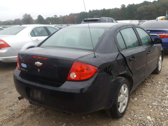 1G1AF5F55A7187336 - 2010 CHEVROLET COBALT 2LT BLACK photo 4