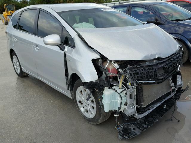 JTDZN3EU3E3326161 - 2014 TOYOTA PRIUS V SILVER photo 1