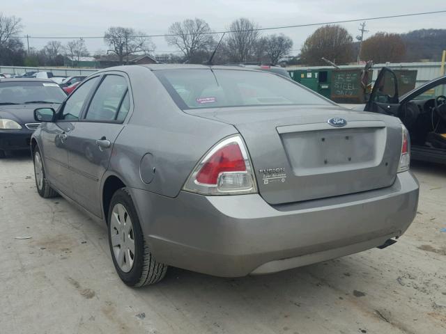 3FAHP06Z08R111041 - 2008 FORD FUSION S SILVER photo 3