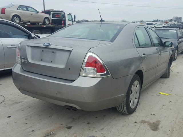 3FAHP06Z08R111041 - 2008 FORD FUSION S SILVER photo 4