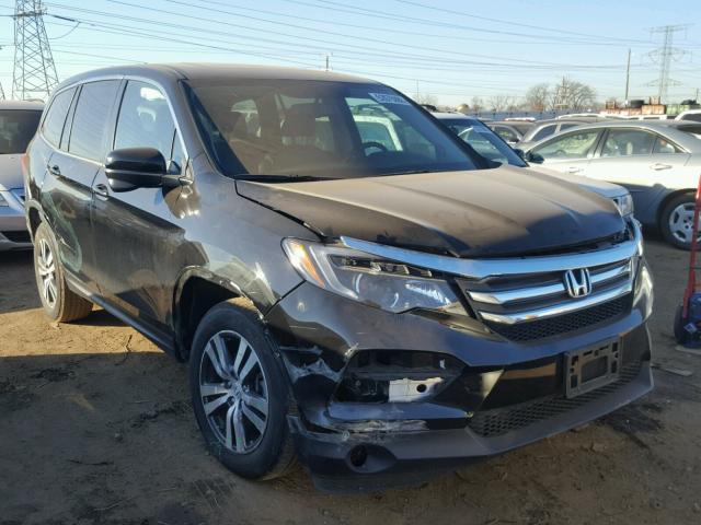 5FNYF6H74GB039885 - 2016 HONDA PILOT EXLN BLACK photo 1