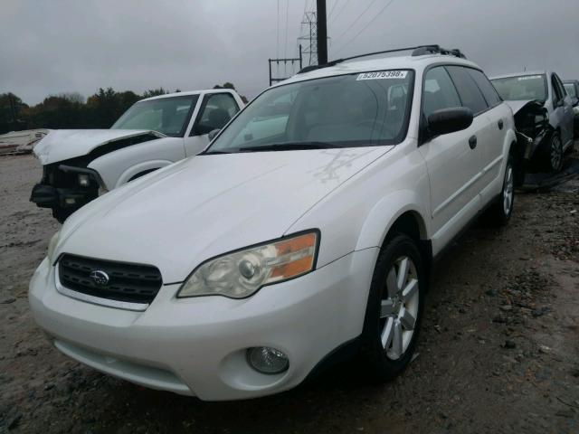 4S4BP61C977303436 - 2007 SUBARU LEGACY OUT WHITE photo 2