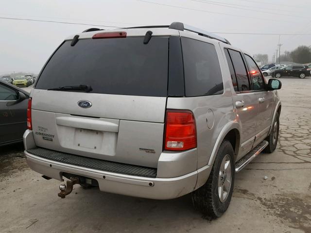 1FMZU65K45UA66393 - 2005 FORD EXPLORER L SILVER photo 4