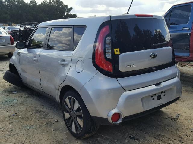 KNDJX3A53F7807155 - 2015 KIA SOUL ! SILVER photo 3