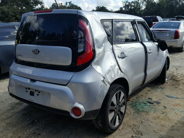 KNDJX3A53F7807155 - 2015 KIA SOUL ! SILVER photo 4