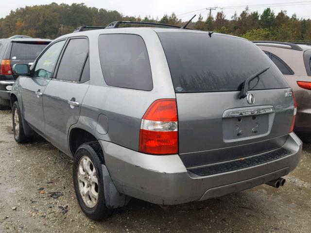 2HNYD18821H516505 - 2001 ACURA MDX TOURIN GRAY photo 3