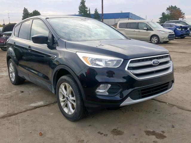 1FMCU9GD7HUC12750 - 2017 FORD ESCAPE SE BLACK photo 1