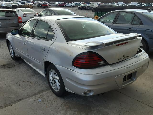 1G2NF52E34M708580 - 2004 PONTIAC GRAND AM S SILVER photo 3