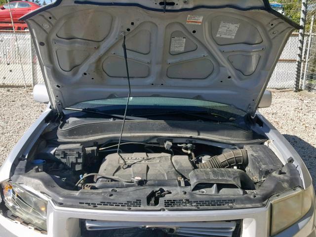 2HJYK16566H559767 - 2006 HONDA RIDGELINE SILVER photo 7