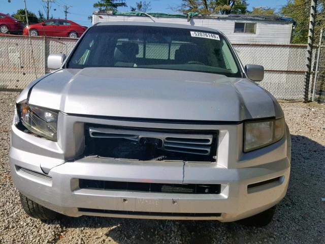 2HJYK16566H559767 - 2006 HONDA RIDGELINE SILVER photo 9