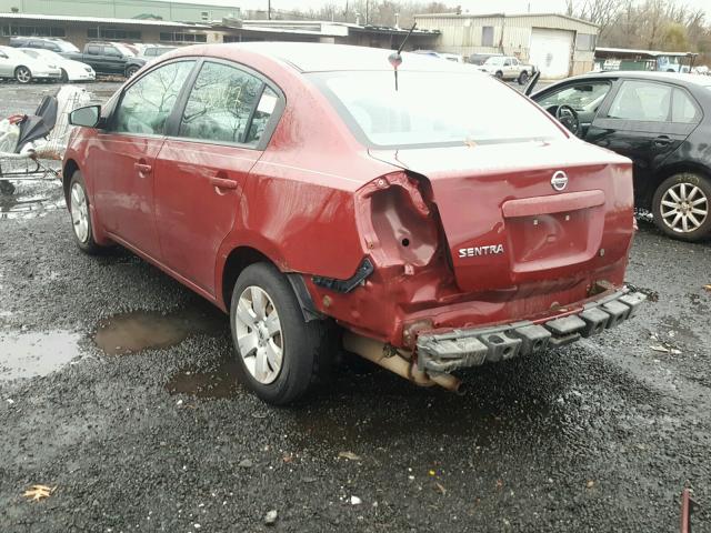 3N1AB61E48L709169 - 2008 NISSAN SENTRA 2.0 RED photo 3