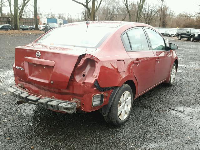 3N1AB61E48L709169 - 2008 NISSAN SENTRA 2.0 RED photo 4