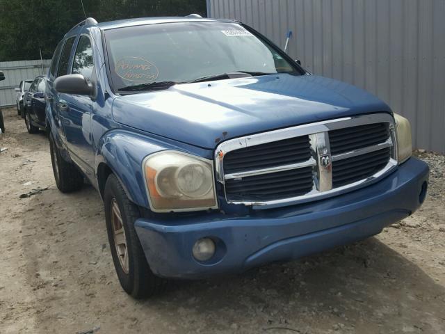 1D4HD48N04F211901 - 2004 DODGE DURANGO SL BLUE photo 1