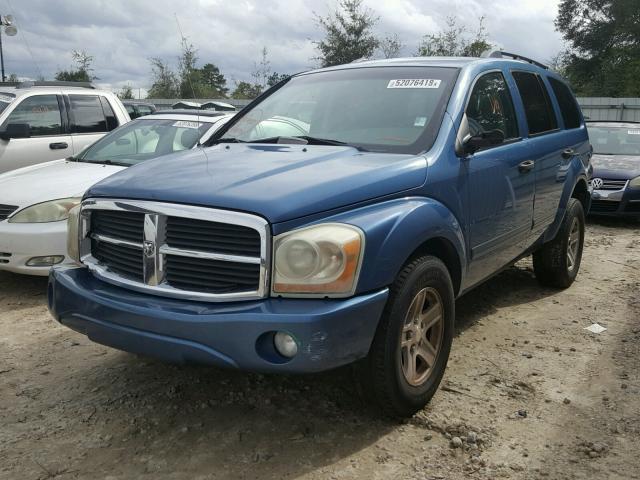 1D4HD48N04F211901 - 2004 DODGE DURANGO SL BLUE photo 2