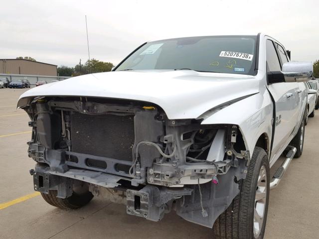 1C6RR6NT0DS656879 - 2013 RAM 1500 LARAM WHITE photo 2