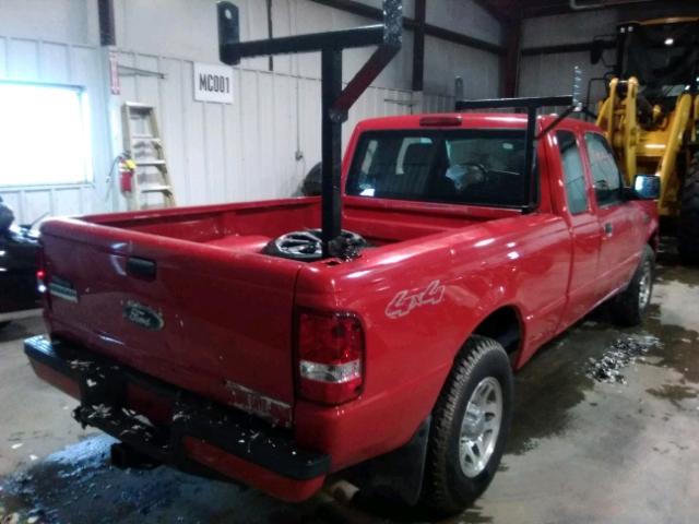 1FTLR4FEXBPA36902 - 2011 FORD RANGER SUP RED photo 4