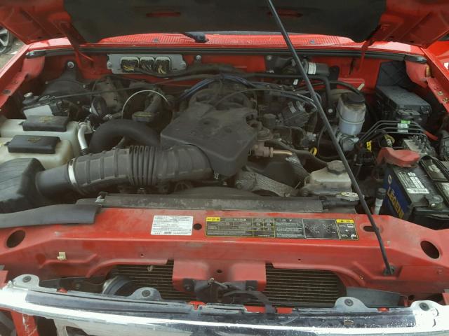 1FTLR4FEXBPA36902 - 2011 FORD RANGER SUP RED photo 7