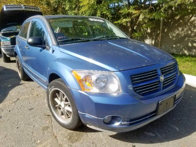 1B3HB48C97D313118 - 2007 DODGE CALIBER SX BLUE photo 1