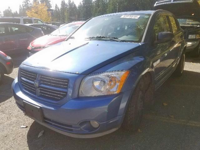 1B3HB48C97D313118 - 2007 DODGE CALIBER SX BLUE photo 2