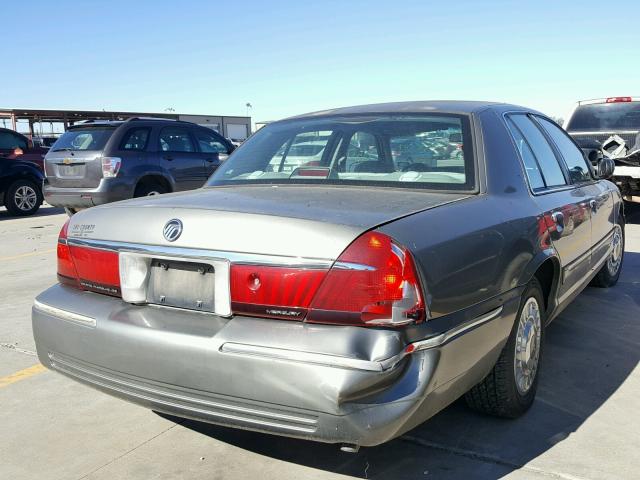 2MEFM74W01X603358 - 2001 MERCURY GRAND MARQ GRAY photo 4