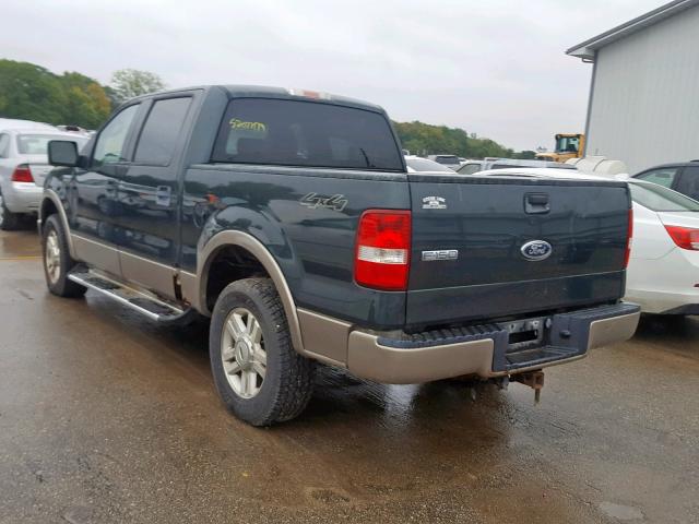 1FTPW14584FA34621 - 2004 FORD F150 SUPER GREEN photo 3