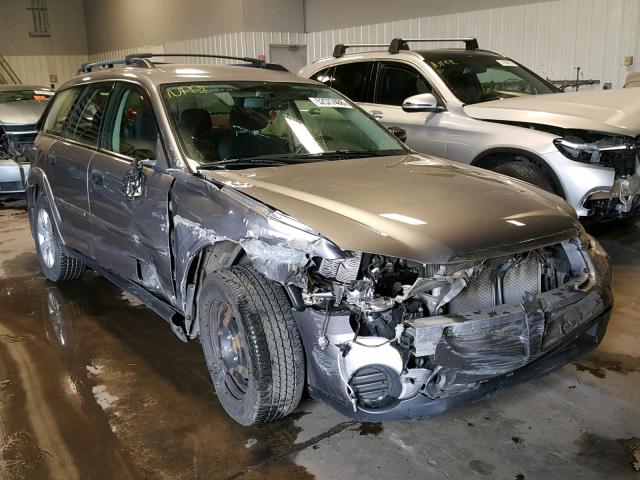 4S4BP60C387334278 - 2008 SUBARU OUTBACK GRAY photo 1