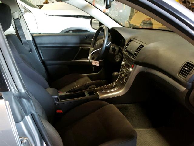 4S4BP60C387334278 - 2008 SUBARU OUTBACK GRAY photo 5