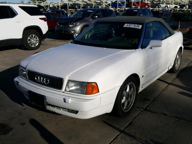 WAUAA88G4VN002343 - 1997 AUDI CABRIOLET WHITE photo 2