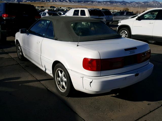 WAUAA88G4VN002343 - 1997 AUDI CABRIOLET WHITE photo 3