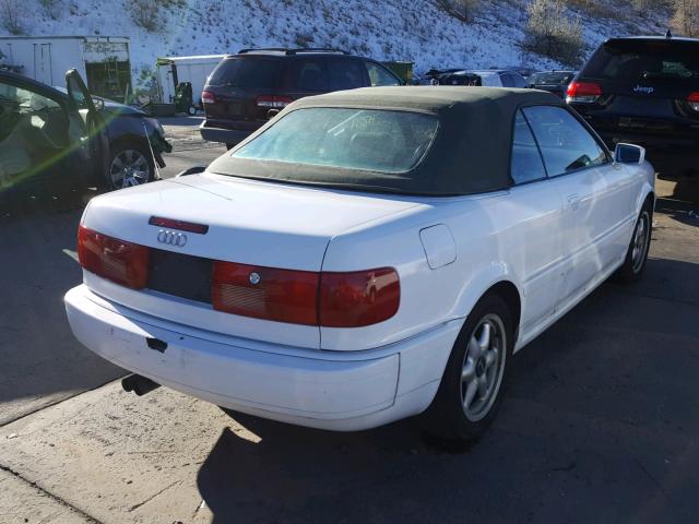 WAUAA88G4VN002343 - 1997 AUDI CABRIOLET WHITE photo 4