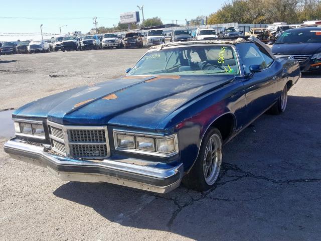 2R67S5P200735 - 1975 PONTIAC CATALINA BLUE photo 2