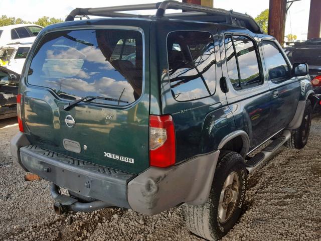 5N1ED28Y32C549284 - 2002 NISSAN XTERRA XE GREEN photo 4