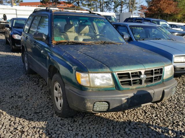 JF1SF6355WH777534 - 1998 SUBARU FORESTER L GREEN photo 1