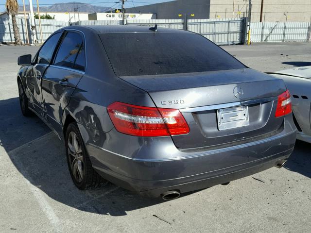 WDDHF5GB7AA211879 - 2010 MERCEDES-BENZ E 350 GRAY photo 3