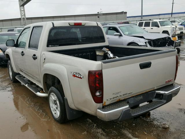 1GTDT136X58164136 - 2005 GMC CANYON GOLD photo 3