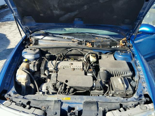 1G3NL52T8YC383777 - 2000 OLDSMOBILE ALERO GL BLUE photo 7