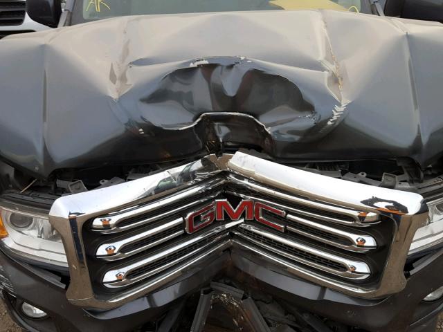 1GTG6BE38F1145964 - 2015 GMC CANYON SLE GRAY photo 7