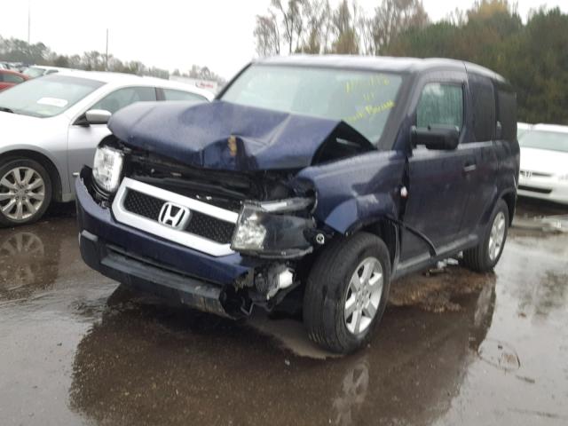 5J6YH1H74AL004145 - 2010 HONDA ELEMENT EX BLUE photo 2