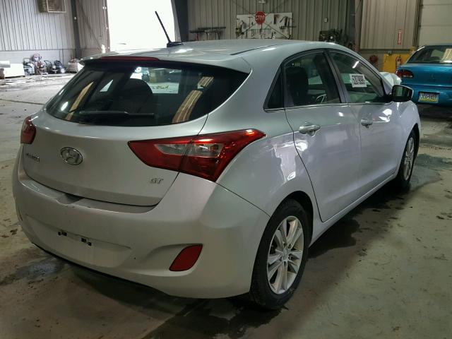 KMHD35LHXEU209636 - 2014 HYUNDAI ELANTRA GT SILVER photo 4